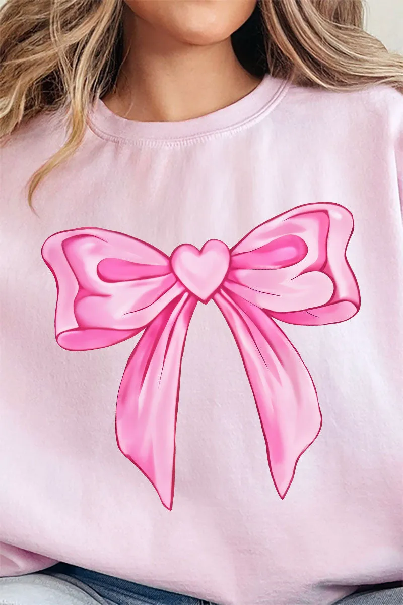 Heartstrings Coquette Bow Unisex NuBlend Crew Sweatshirt