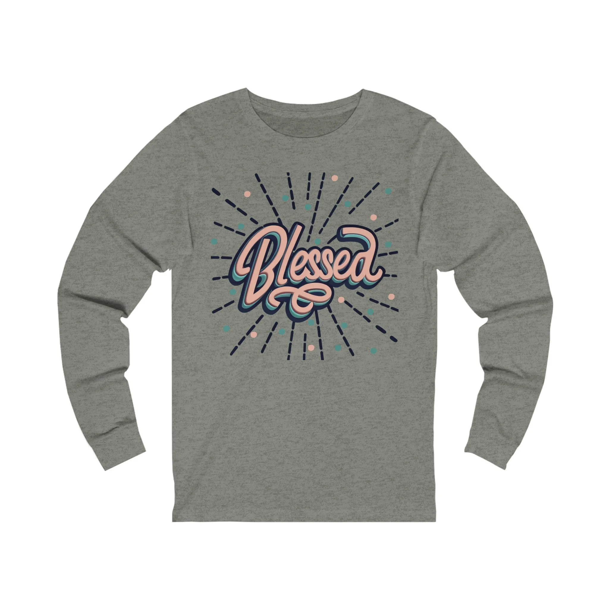 Unisex Jersey Long Sleeve Graphic Tee Blessed